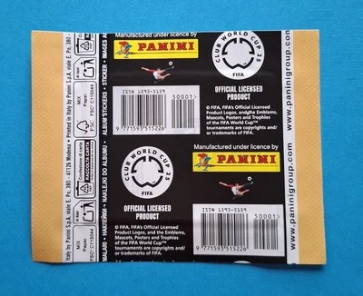 PANINI SEALED PACK CLUB WORLD CUP 2025 ITALIAN VERSION POCHETTE BUSTINA SOBRE  - Imagen 1 de 3