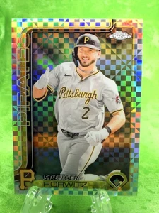 Spencer Horwitz - X-Fractor - 2025 Topps Chrome #243 Pittsburg Pirates - Picture 1 of 11