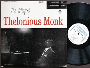 THELONIOUS MONK The Unique LP RIVERSIDE RLP 12-209 US 1956 DG MONO Art Blakey - Picture 1 of 2
