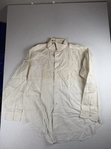 Vintage 50s Arrow Dart Sanforized Button Up Dress Shirt Men's ( Flawed) - Picture 1 of 9