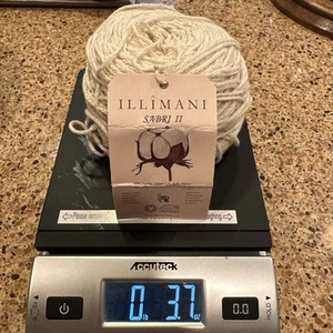 ILLIMANI Sabri Yarn Cotton Alpaca Cream - 3.7oz Cake - Picture 1 of 5