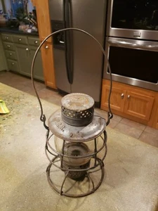 NYNH&HRR New York New Haven & Hartford Eisenbahn Laterne geprägter Guss Globus - Bild 1 von 15