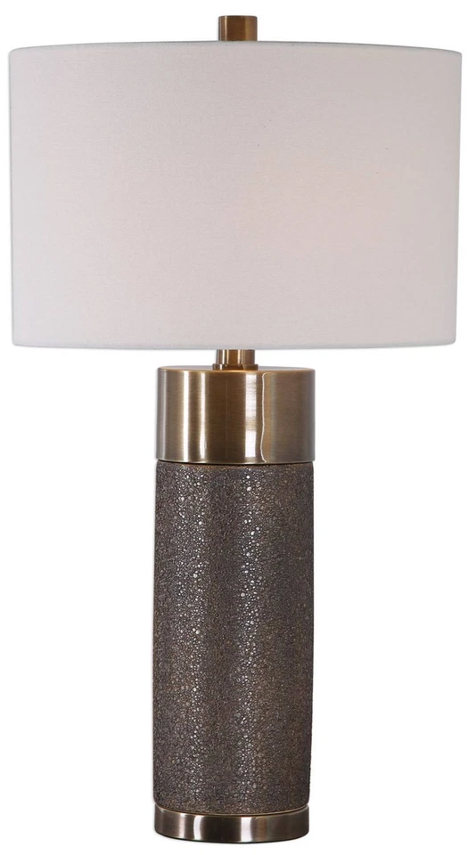 Lámpara de mesa Uttermost Brannock 31 1/4" metálica dorada bronce cerámica Foto 1 de 1