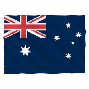 Funda de almohada estampada por sublimación con tinte de bandera australiana - Imagen 1 de 1