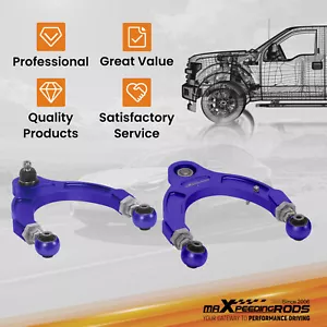 Aluminum Adjustable Front Upper Control Arms +/-3 for Tesla Model 3 / Y 2017-Up - Picture 1 of 11