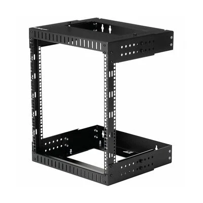 StarTech.com 2-Post 12U Heavy-Duty Wall Mount Network Rack, 19" Open Frame Se... - Image 1 of 4