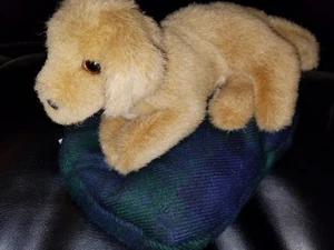 6" Tan Dog with Pillow Cuddle Toy Hand Crafted by Douglas Toys - Picture 1 of 7