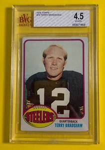 1976 TOPPS TERRY BRADSHAW # 75 BVG 4.5 - Picture 1 of 4