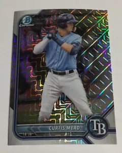 2022 Bowman Chrome CURTIS MEAD Mega Box Mojo Refractor Prospect Card Rays - Picture 1 of 2