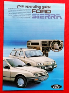 Ford Sierra 1982-83 manual del propietario guía de funcionamiento - como nuevo - Imagen 1 de 17