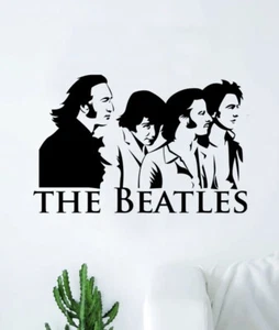 The Beatles Wall Decal Home Decor Sticker Vinyl Bedroom Quote Music Mom Dad - Picture 1 of 1