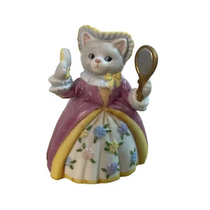 Kitty Cucumber Priscilla Stepping Out B  Shackman Schmid 1988 Figurine Cat - Picture 1 of 6