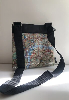 "Bolso Mensajero Bandolera Santoro London Mapa Ligero 10x 9,75""" Foto 1 de 4
