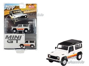 LAND ROVER DEFENDER 90 WAGON WHITE 1/64 DIECAST MODEL CAR BY TSM MGT00378 - Picture 1 of 1