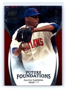 2009 Upper Deck Icons Fausto Carmona FF-FC Future Foundations #ed/999 - Picture 1 of 2