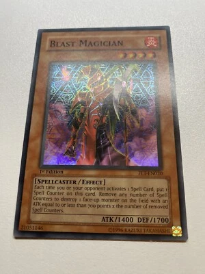 Yugioh Blast Magician 1st Edition Super Rare FET-EN020 HP - Image 1 of 4
