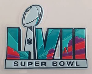 OFFICIAL KANSAS CITY CHIEFS SUPER BOWL LVII 57 FLEX CHROME CLEAR JERSEY PATCH - Picture 1 of 1