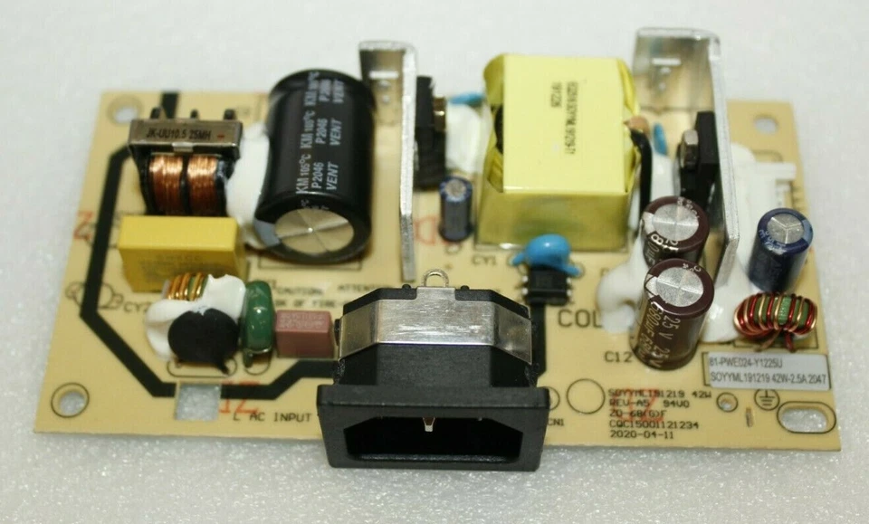 Genuine Acer Power Supply Board SOYYML191219 for Acer 24" Monitor Model KA240Y - Image 1 of 1