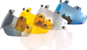 Echo 3 Snap Helmet Visor Short Shield Chrome Mirror Hard Coated 02-311 - Picture 1 of 1