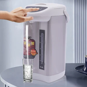Bollitore Elettrico 750W Grigio Dispenser Acqua Calda Termica Teiera Acciaio Inox - Foto 1 di 24