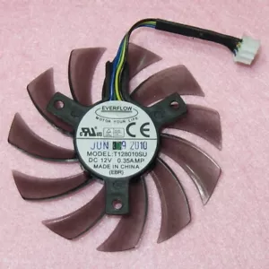 75mm GIGABYTE GTX 580 670 680 770 780 Single Fan Replacement 4Pin T128010SU R62b - Picture 1 of 4