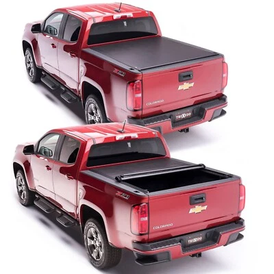 Свернутый чехол для кузова TruXedo Lo Pro Tonneau для Chevy Colorado GMC Canyon 15–22 годов выпуска 6 футов - Изображение 1 из 4