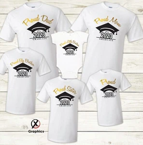 Family of Graduate Shirts, Graduation Matching Grad Shirt, 2023 Graduation - Picture 1 of 10