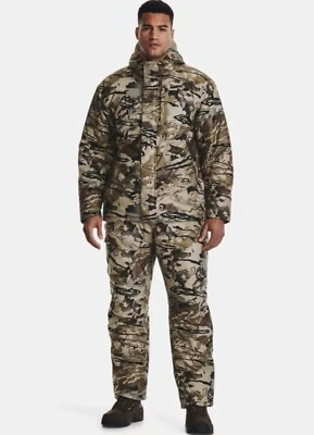 Under Armour Barren Deep Freeze Hunting Camo Jacket And Pants Set-L - Image 1 of 4