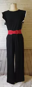 EUC Damen Calvin Klein schwarzer einteiliger formeller Strampler - Größe 8 / EINMAL GETRAGEN!!!! - Bild 1 von 12