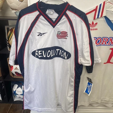 Vintage Deadstock BNWT Reebok New England Revolution 1997 soccer mls jersey Cover