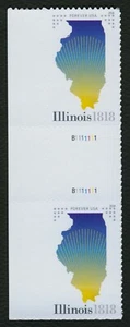 #5274 Illinois Statehood, Horizontal Gutter Pair [1] **ANY 5=FREE SHIPPING** - Bild 1 von 1