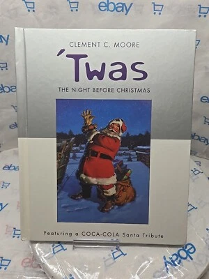 Vintage Hallmark Coca Cola Santa Twas The Night Before Christmas C Moore 2001 - Image 1 of 3