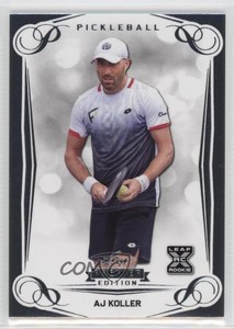 2023 Leaf Pickleball Premier Edition Silver Foil AJ Koller #4