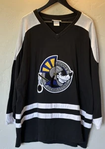 Vintage 90s Goofy Gladiators Hockey Jersey Sweater #66 Disneyland XL Never Used - Picture 1 of 5
