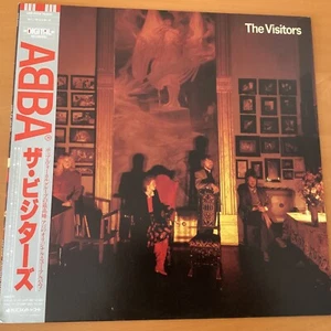 ABBA THE VISITORS JAPAN LP OBI DSP-8006 - Picture 1 of 5