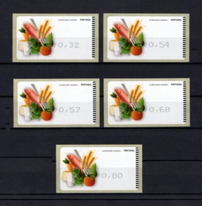 Portugal 2009 ATM #49 HEALTHY FOOD FRUITS complete set NORMAL MAIL, MNH FVF - Picture 1 of 1
