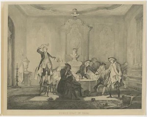 Antique Master Print 'Rumor Erat in Casa' by Bruining (c.1850) - Picture 1 of 1