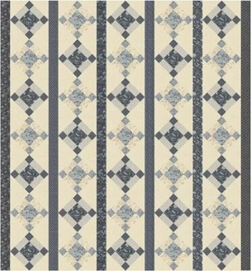 Patrón de edredón Riviera Bleu de French General 78" X 84" - Imagen 1 de 2