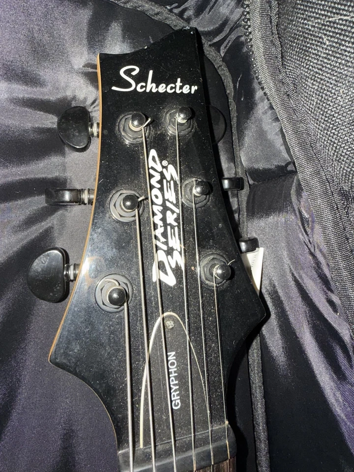 Schecter Diamond Series guitar with bag  Untested As-Is - Image 1 of 4
