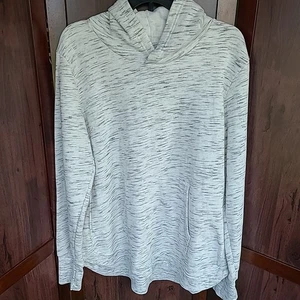 Tek Gear Ultrasoft Fleece Hoodie Sweatshirt Plus Size 2X White Black - Picture 1 of 3