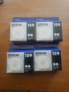 Lote de 4x2 Epson 159 tinta brillo optimizador NUEVO sello de fábrica caducado 2018 - Imagen 1 de 3