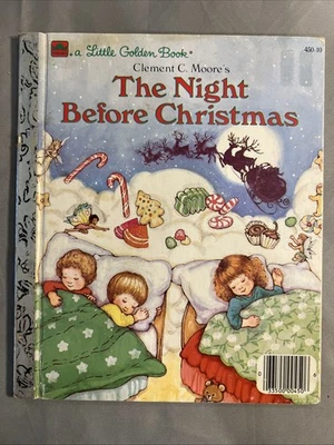 Vintage A Little Golden Book The Night Before Christmas 1987 450-10 1987 #3540 - Image 1 of 4