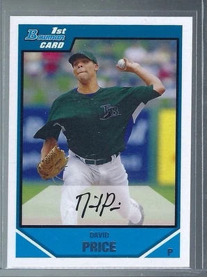 2007 Bowman Draft Picks & Prospects - Prospects David Price #BDPP55 (RC) Rays - Image 1 of 2