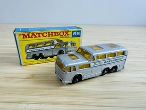 MATCHBOX LESNEY 66C GREYHOUND COACH SUPERFAST WITH ORIGINAL BOX (e) - Picture 1 of 7