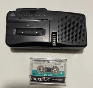 GE General Electric Model No. 3-5386A - Microcassette Tape Recorder Tested - Picture 1 of 7