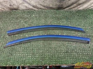 JDM Mazda RX-8 Series 2 SE3P Blue Door Visor Rain Guards Left Right Used - Picture 1 of 3