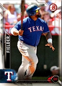 2016 Bowman Prince Fielder #87 Texas Rangers Baseball Card - Picture 1 of 2