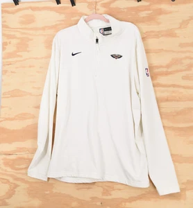New Orleans Pelicans Nike weiß 1/4 Reißverschluss Pullover Herren 2XL FV0927-100 - Bild 1 von 10