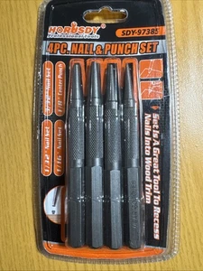 HORUSDY Professional Tools 4PC & Punch Set SDY-97385. New. Sealed. - Foto 1 di 8