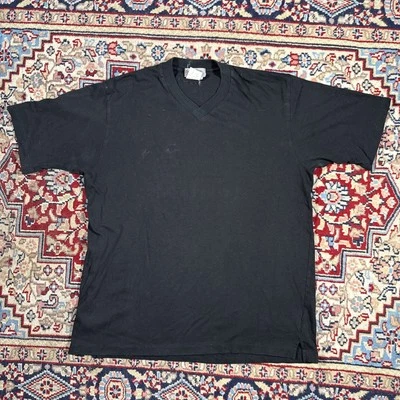 Yohji Yamamoto Black V-Neck T Shirt Size Medium Designer Casual  - Image 1 of 4